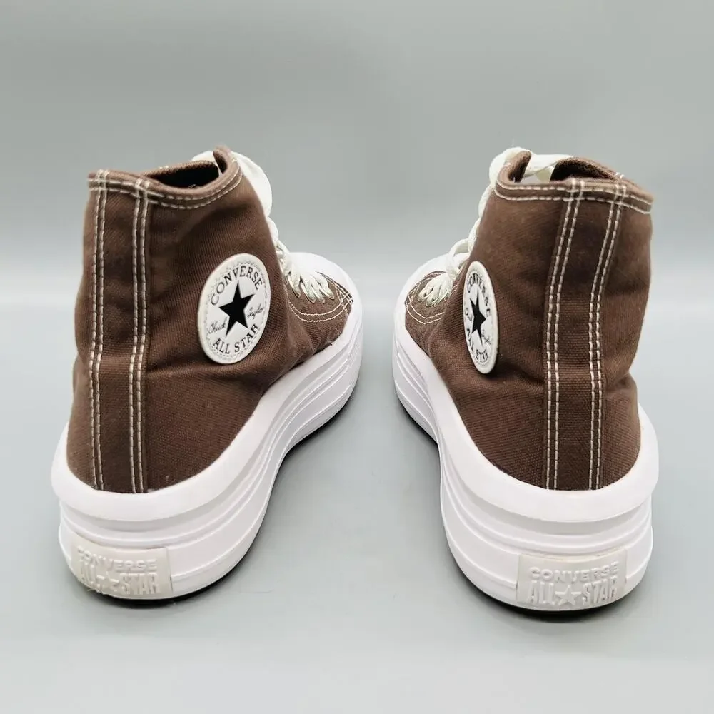 Converse Shoes Womens 6 Brown Chuck Taylor All Star 2 High Top Platform Sneakers
